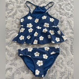 O'Neill Kids Swim Set in Navy and White Floral
